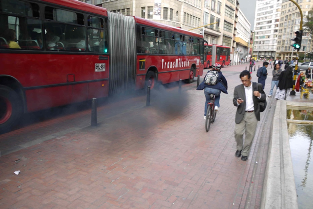 Contaminación transmilenio