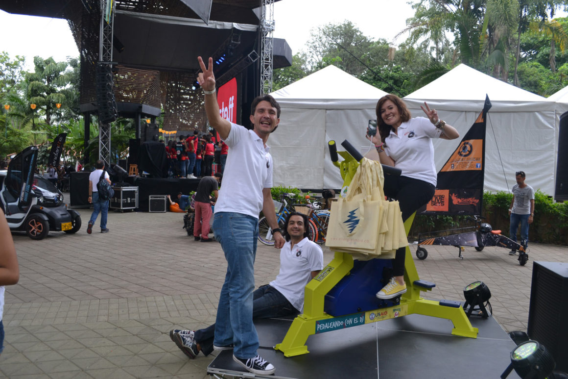 Pedaleando con energía en el Primavera Fest