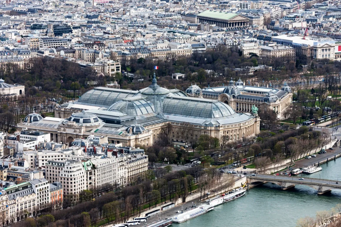 Aerial view of the Grand Palais in Paris, venue of ChangeNOW 2026, symbolizing a global gathering of innovation and solutions.