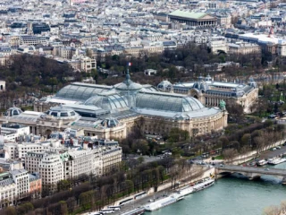 Aerial view of the Grand Palais in Paris, venue of ChangeNOW 2026, symbolizing a global gathering of innovation and solutions.